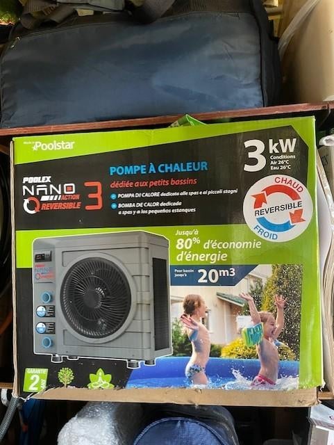 Pompe à chaleur 3 kw - réversible, Enlèvement, Utilisé, Pompe