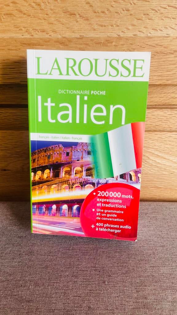 Dictionnaire de poche Larousse Italien-Français comme neuf, Italien, Larousse, Enlèvement ou Envoi, Comme neuf