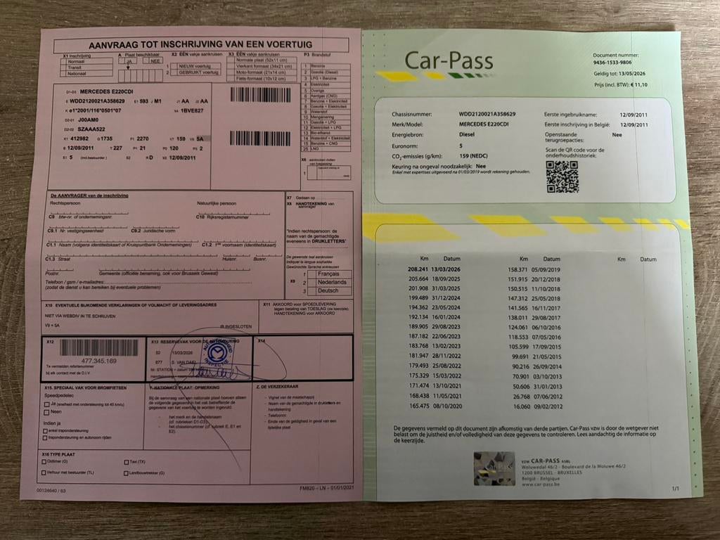 Mercedes E220 CDI Automaat/Euro 5/Avantgarde/1ste Eigenaar, Auto's, Automaat, Euro 5, Bedrijf, Te koop