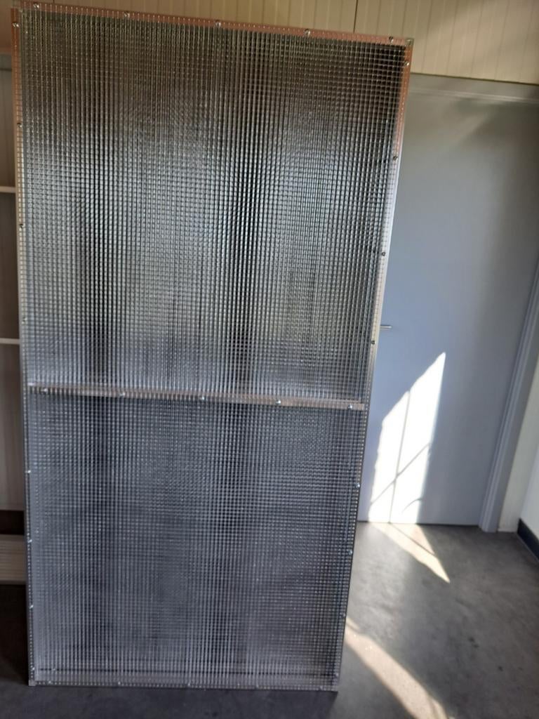 25 VASTE ALUMINIUM STANDAARDPANELEN  1 LOT . ( NIEUW ), Ophalen, Nieuw, Aluminium, Volière