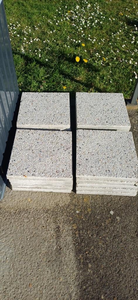 Silexdallen 20 stuks grijs + 8 zakken grind, Tuin en Terras, Ligbedden, Ophalen