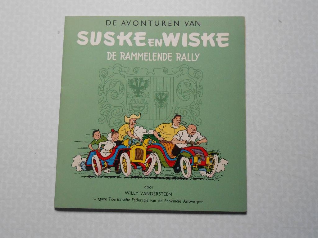 De rammelende rally  1957 1 ste druk., Boeken, Stripverhalen, Willy Vandersteen, Eén stripboek, Nieuw, Ophalen of Verzenden