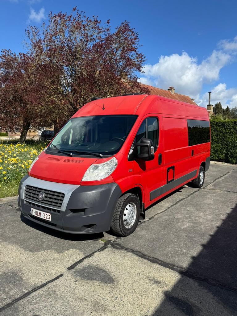 Fiat ducato zelfbouw camper, Caravans en Kamperen, Mobilhomes, Buscamper of Camperbus, Fiat, Tot en met 3, Particulier