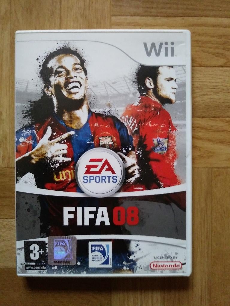Jeu de football FIFA 08 pour Wii ou Wii U, Enlèvement ou Envoi, À partir de 3 ans, 3 joueurs ou plus, Sport