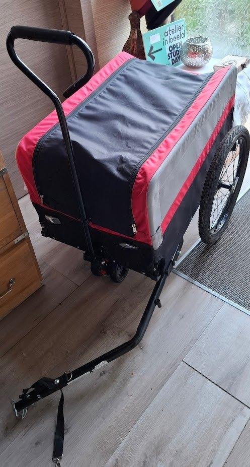 fietskar zo goed als nieuw, Fietsen en Brommers, Fietsaccessoires | Aanhangwagens en Karren, Ophalen, Zo goed als nieuw, Bagagekar