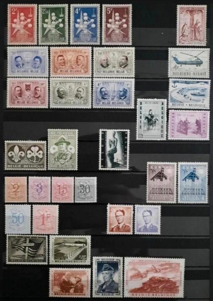 België: OBP 1008/45 ** Volledig jaar 1957., Orginele gom, Ophalen of Verzenden, Zonder stempel, Postfris