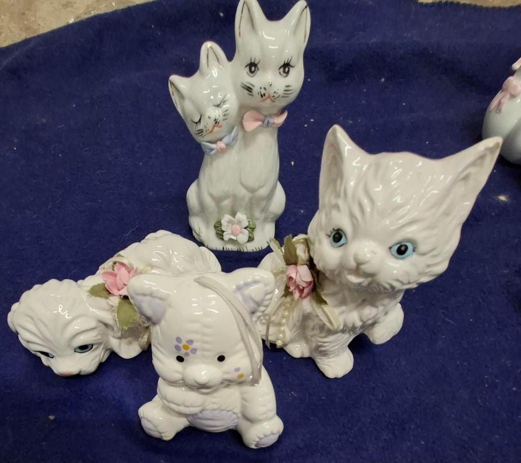 Verschillende porseleinen dieren beeldjes, Ophalen, Gebruikt, Dier