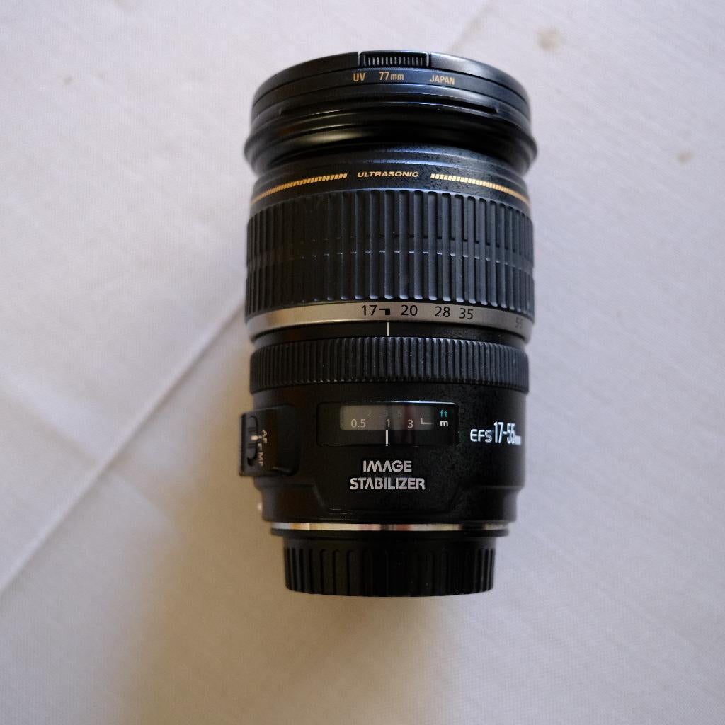 Objectif Canon 17-55  2,8  ultasonic stabilisé, Audio, Tv en Foto, Fotocamera's Digitaal, Ophalen, Zo goed als nieuw, Spiegelreflex