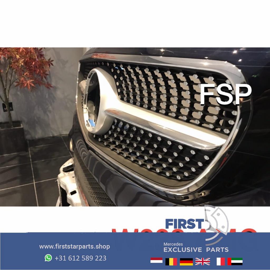 W238 C238 E43 E53 AMG VOORBUMPER + DIAMOND GRIL Mercedes E K, Utilisé, -, Avant, -