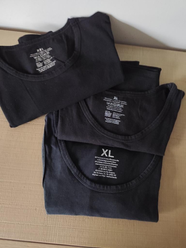 Herenondergoed, maat XL/XXL, Kleding | Heren, Ondergoed, Ophalen of Verzenden, Zwart, Wibra-Zeeman, Hemd