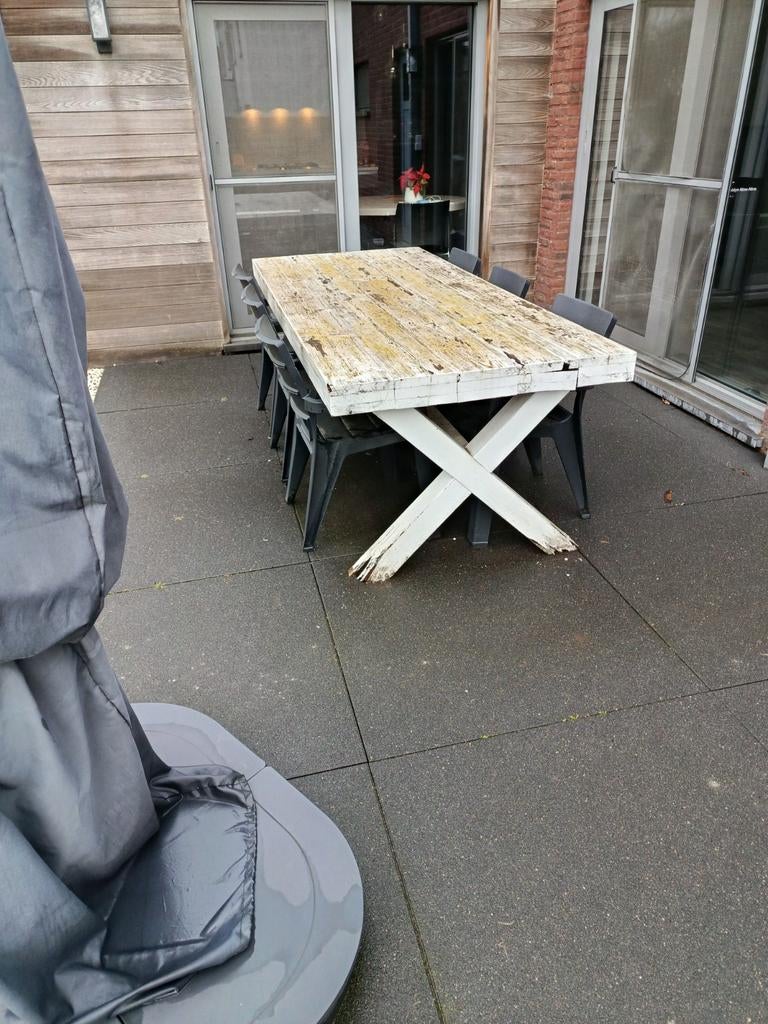 Steigerhouten tuinrafel, Tuin en Terras, Ophalen