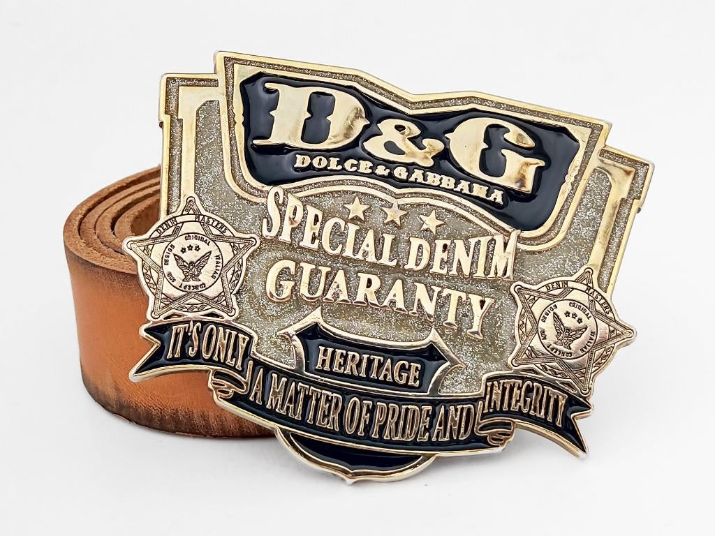 Dolce & Gabbana riem, Kleding | Heren, Riemen en Ceintuurs, Gedragen, Riem of Ceintuur, 115 cm of meer, Overige kleuren, Echt leder