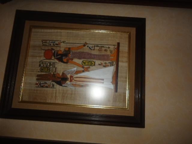 grand papyrus égyptien, Maison & Meubles, Enlèvement, Comme neuf, Objet de décoration