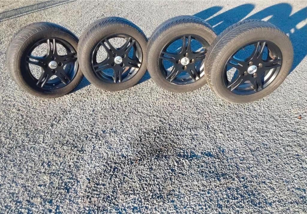 Jantes en alliage avec des pneus été 185/55-14 pour Opel, Autos : Pièces & Accessoires, Pneus & Jantes, 14 pouces, Pneus et Jantes