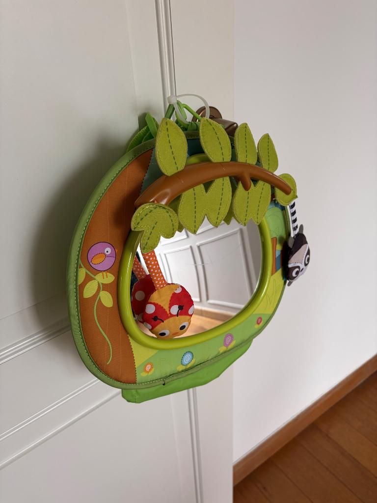 MIroir voiture bébé, Antiquités & Art, Enlèvement ou Envoi, Ovale, Moins de 50 cm, Moins de 100 cm
