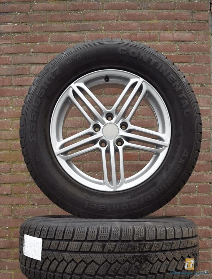 Audi Q5 17 inch lichtmetalen winterset, Pneus et Jantes, Pneus hiver, Véhicule de tourisme, -