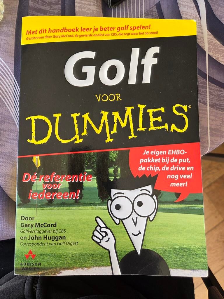 Boek . Golf voor dummies, Livres, Informatique & Ordinateur, Enlèvement