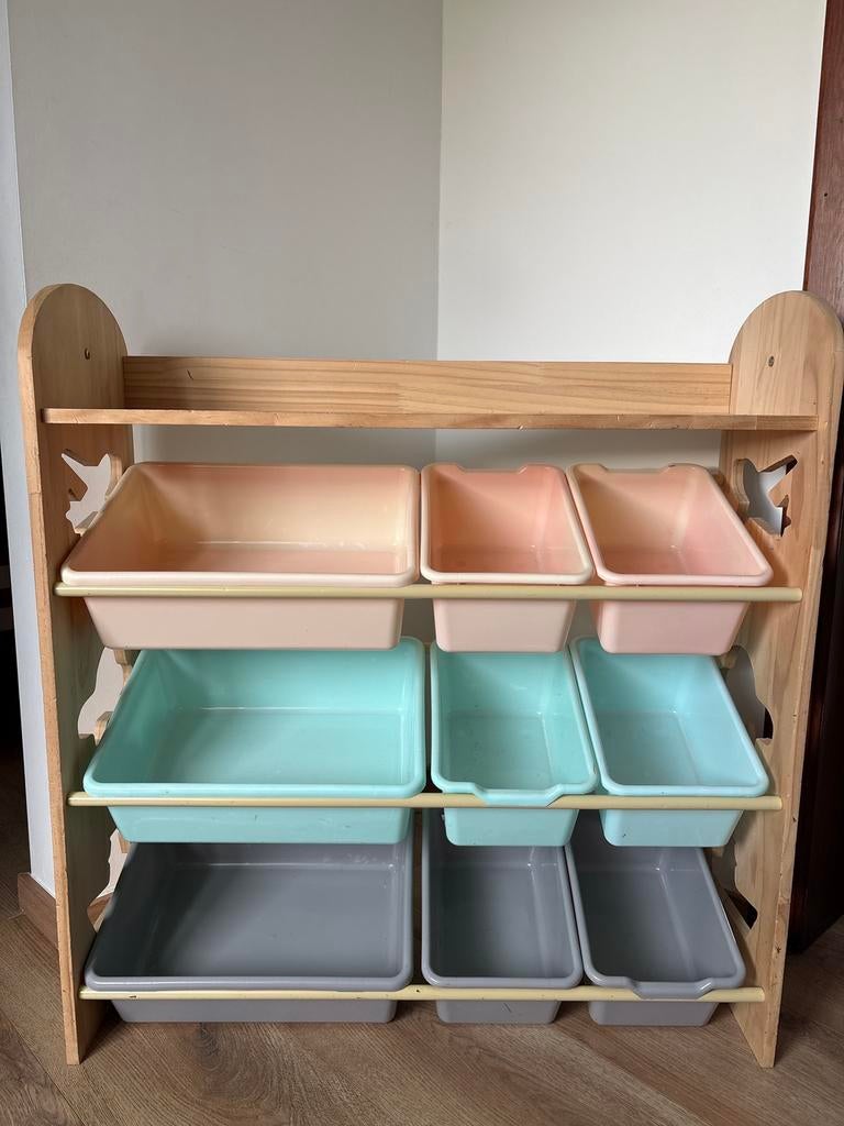 IKEA Trofast opbergkast met bakken – kinderkamer, Ophalen, Zo goed als nieuw