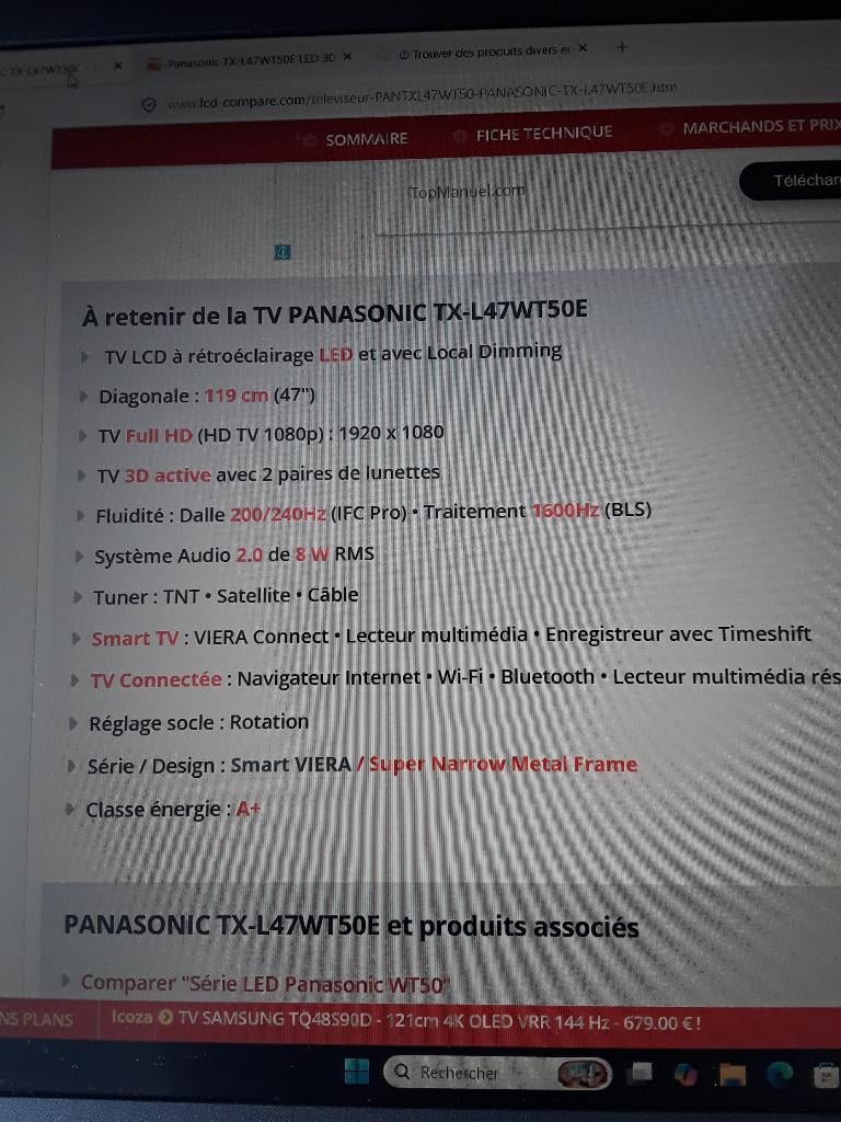 Panasonic Smart Viera televisie, Ophalen, LED, Panasonic, Zo goed als nieuw