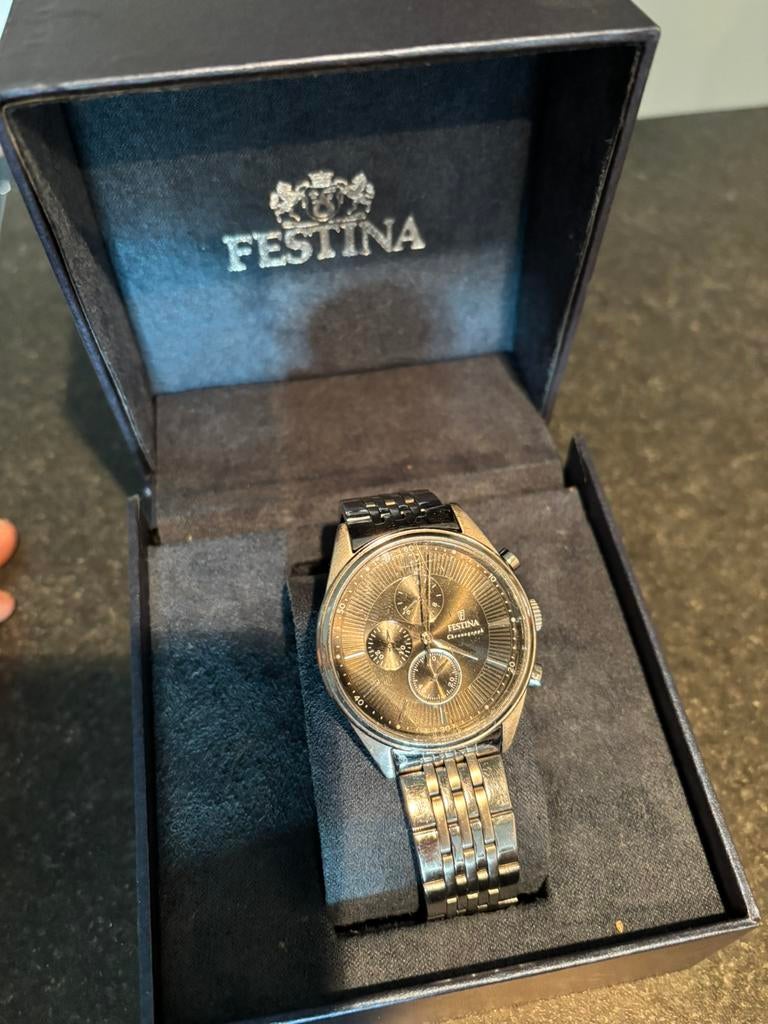 Festina horloge, Handtassen en Accessoires, Horloges | Heren, Ophalen, Zo goed als nieuw