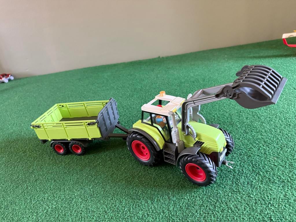 Playmobil tractor met aanhanger, Kinderen en Baby's, Speelgoed | Playmobil, Ophalen, Zo goed als nieuw, Los Playmobil