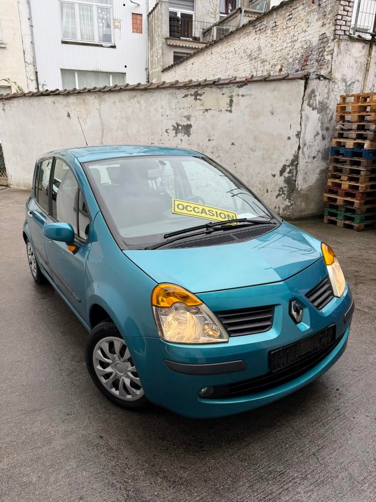 Renault modus essence *LEZ OK*AIRCO*ISOFIX*PAPIER ROSE*, Auto's, Particulier, Te koop, Elektrische buitenspiegels, Modus
