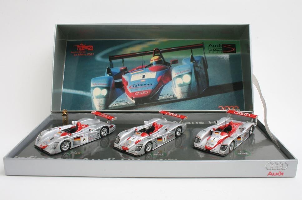 Minichamps 1/43 Audi Le Mans Hattrick Box 2000-2001-2002, Enlèvement ou Envoi, Neuf, Voiture, MiniChamps