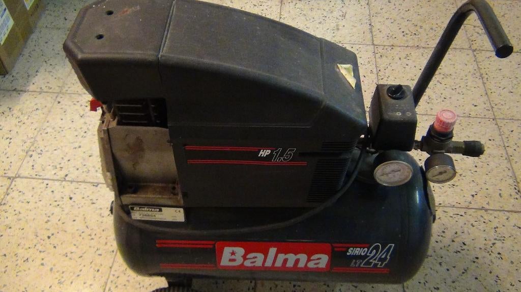compresseur d'air balma, Doe-het-zelf en Bouw, Compressors, Ophalen, Gebruikt, 6 tot 10 bar, 200 tot 400 liter/min