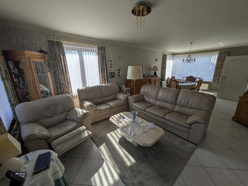 Lederen salon, Enlèvement, Utilisé, Cuir, Klassiek