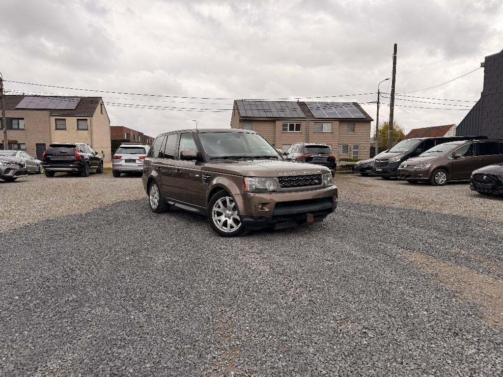 Range Rover Sport HSE 3.0 V6 – 2011 – Luchtvering – Open Dak, Auto's, Land Rover, Euro 5, Bruin, Leder, Diesel