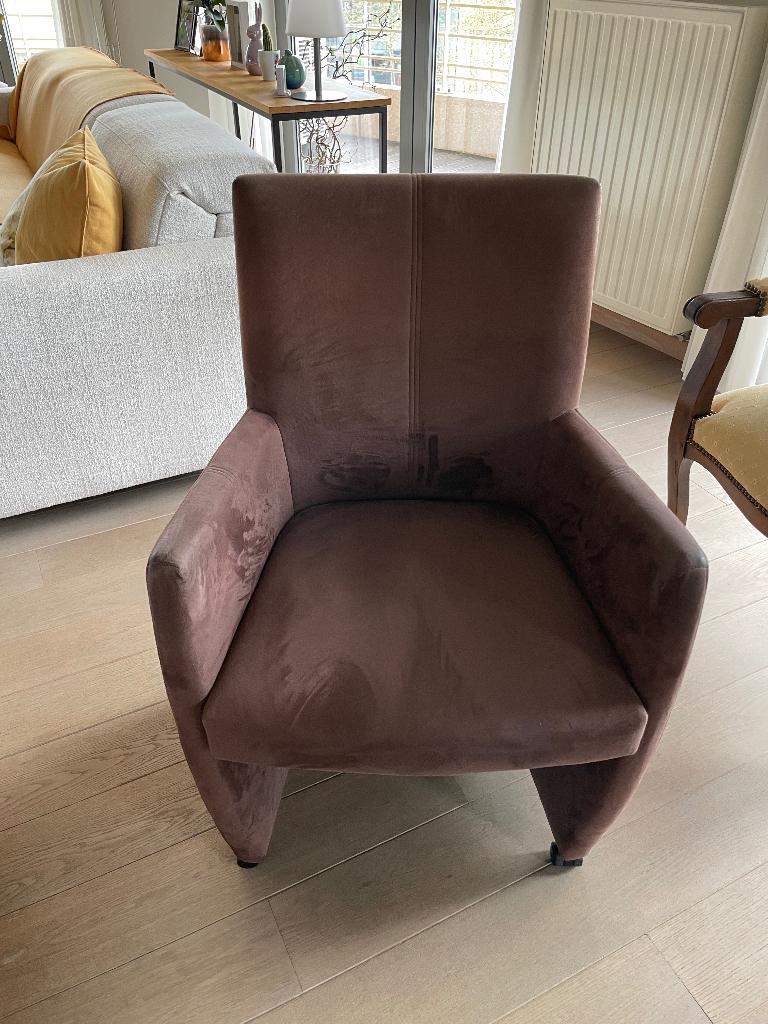 Stoelen, Maison & Meubles, Chaises, Brun, Enlèvement, Tissus, Cinq, Six Chaises ou plus