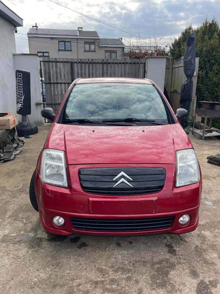 Citroën c2 totalement révisée, Autos, Rouge, Achat, Boîte manuelle, Noir