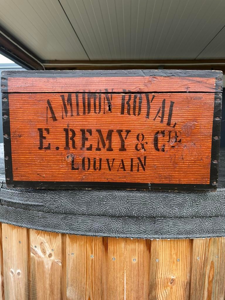 Antieke houten kist, Antiek en Kunst, Ophalen