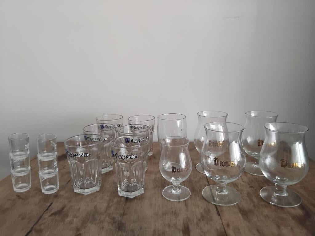 Glazen, Verzamelen, Ophalen, Zo goed als nieuw