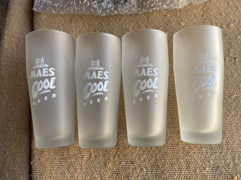 Maes Cool, 4 pièces, Collections, Enlèvement, Comme neuf, Verre ou Verres