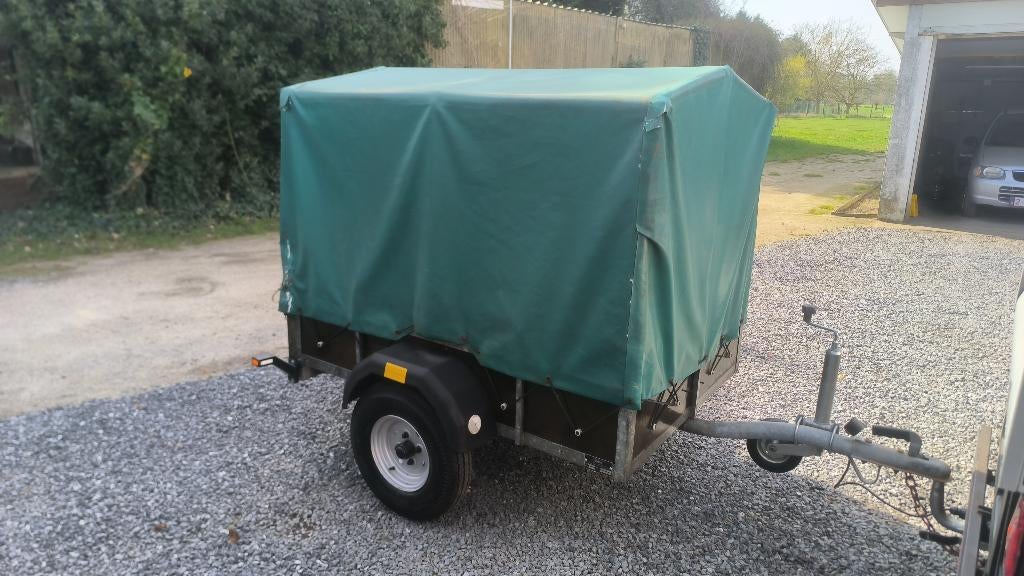 Remork 750KG met Led verlichting/Typeplaat (Geen COC Plicht), Enlèvement, Utilisé