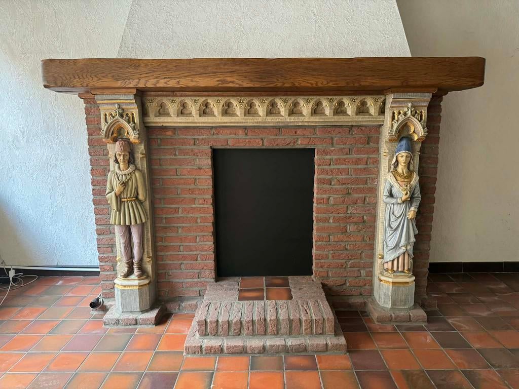 Schouwmantel, Ophalen, Zo goed als nieuw