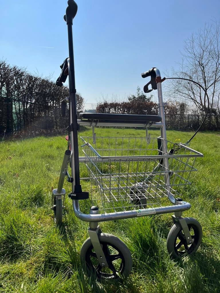 Rollator (+evt wandelstok), Diversen, Rollators, Ophalen, Zo goed als nieuw