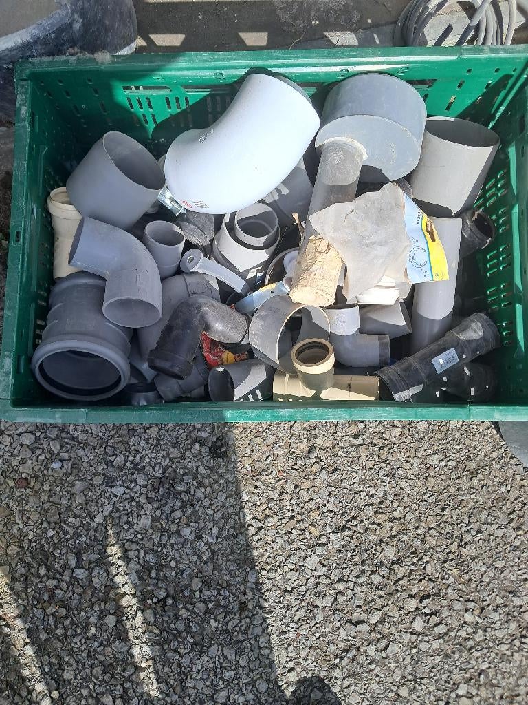 Riolering/buizen, Doe-het-zelf en Bouw, Buizen en Afvoer, Ophalen, Bochten, PVC, Zo goed als nieuw