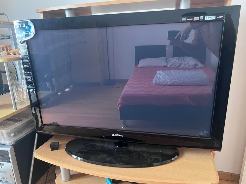 Grote TV SAMSUNG, Audio, Tv en Foto, Televisies, Ophalen, Zo goed als nieuw, 100 Hz, Samsung