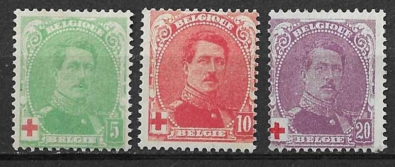 Belgique OPC 1129-31 S.M. le Roi Albert Ier *, Timbres & Monnaies, Timbres | Europe | Belgique, Enlèvement ou Envoi, Non oblitéré