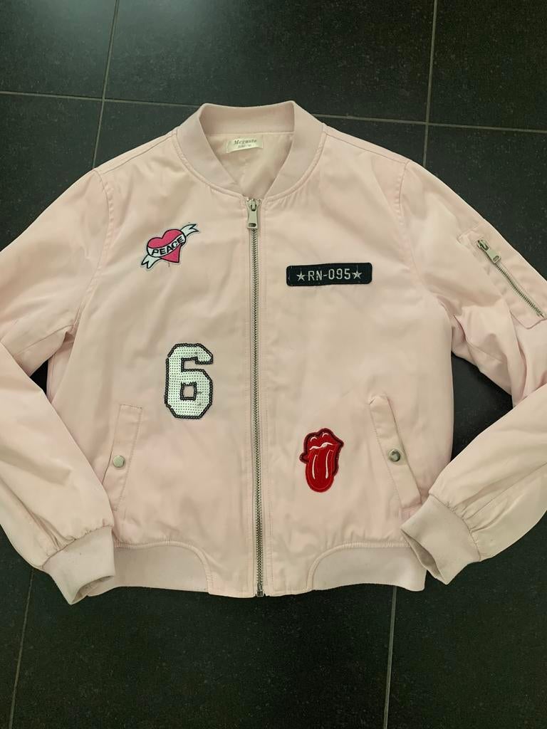 Roze bomberjas xl, Kleding | Dames, Grote Maten, Ophalen of Verzenden, Zo goed als nieuw, Roze, Jas of Mantel