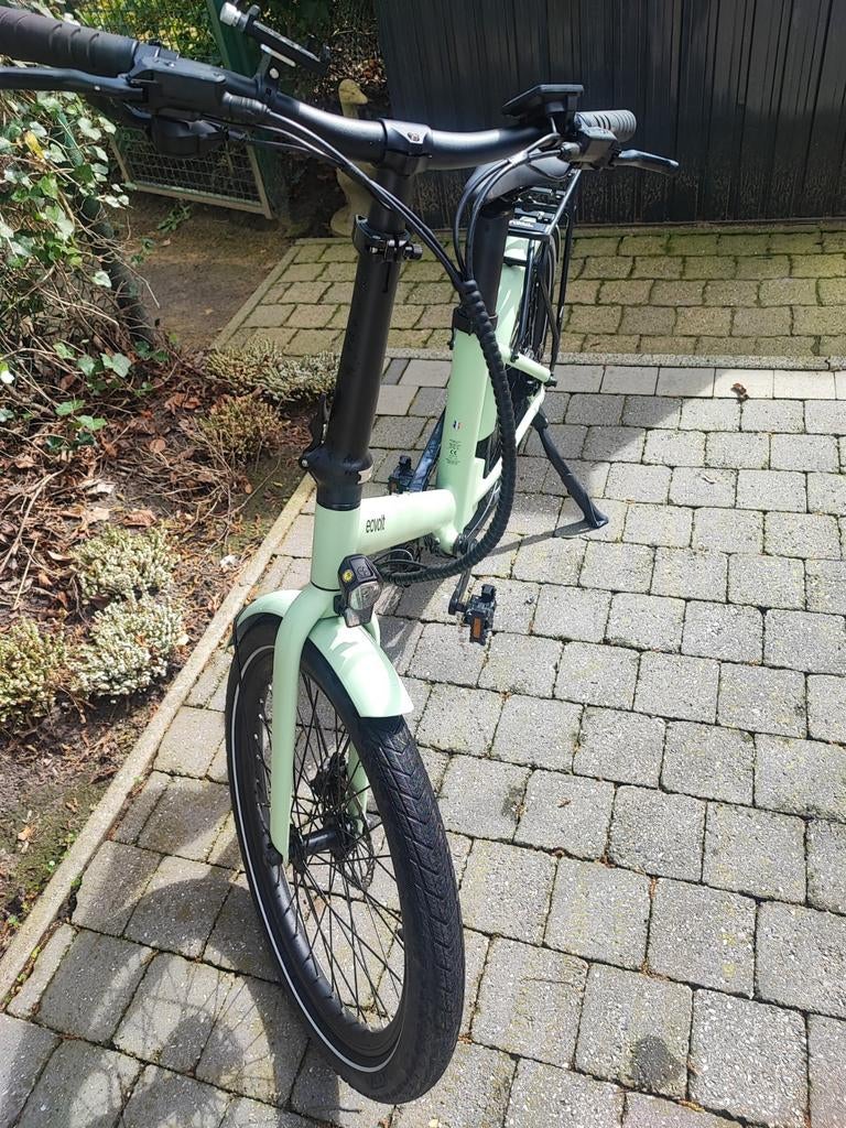 Elektrische plooi fiets voor in de camper, Ophalen