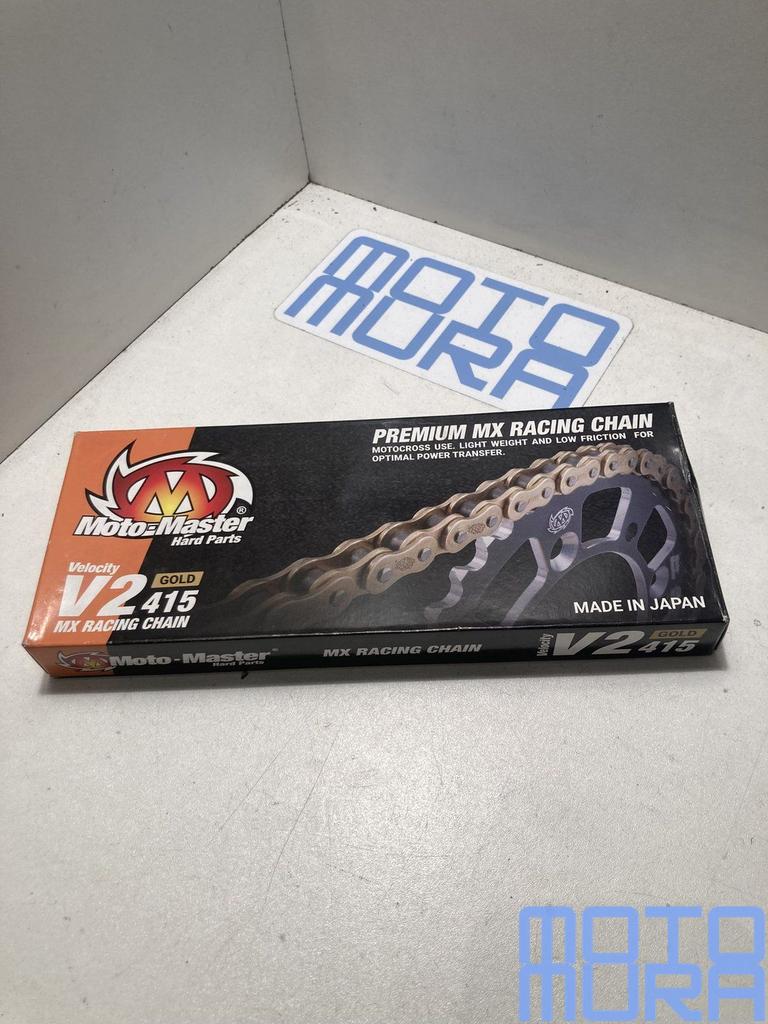 Moto-Master Velocity V2 415 Ketting 130 schakels met klinksc, Motos, Neuf, -, -, -