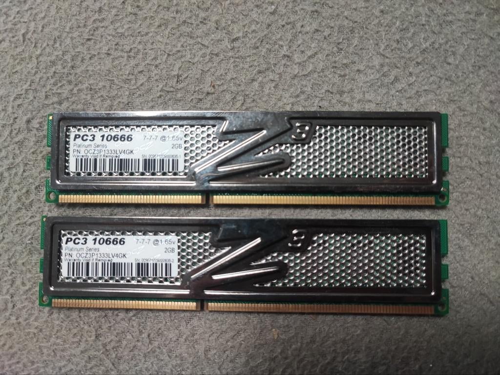 Ram ddr3 2x2gb, Informatique & Logiciels, Enlèvement, DDR3