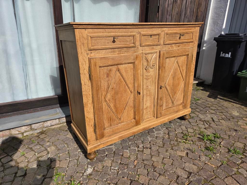 Magnifique ancien buffet,  commode massif en chêne., Maison & Meubles, Enlèvement