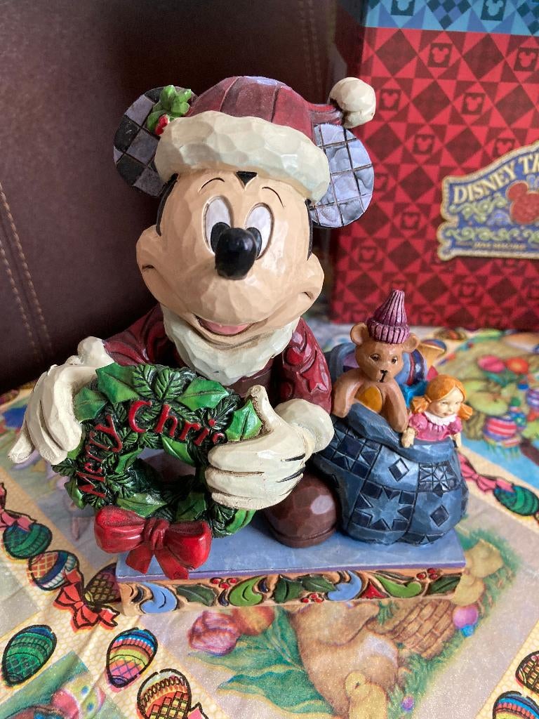Disney Traditions ' Merry Christmas to you ' Mickey Mouse, Ophalen of Verzenden, Mickey Mouse, Nieuw, Beeldje of Figuurtje