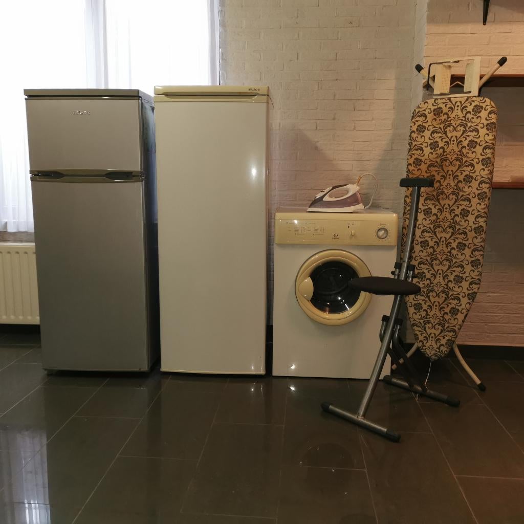 lot 1 grote keuken toestellen koelkast diepvries droogkast.., Ophalen, 150 tot 200 liter, Gebruikt, 60 cm of meer