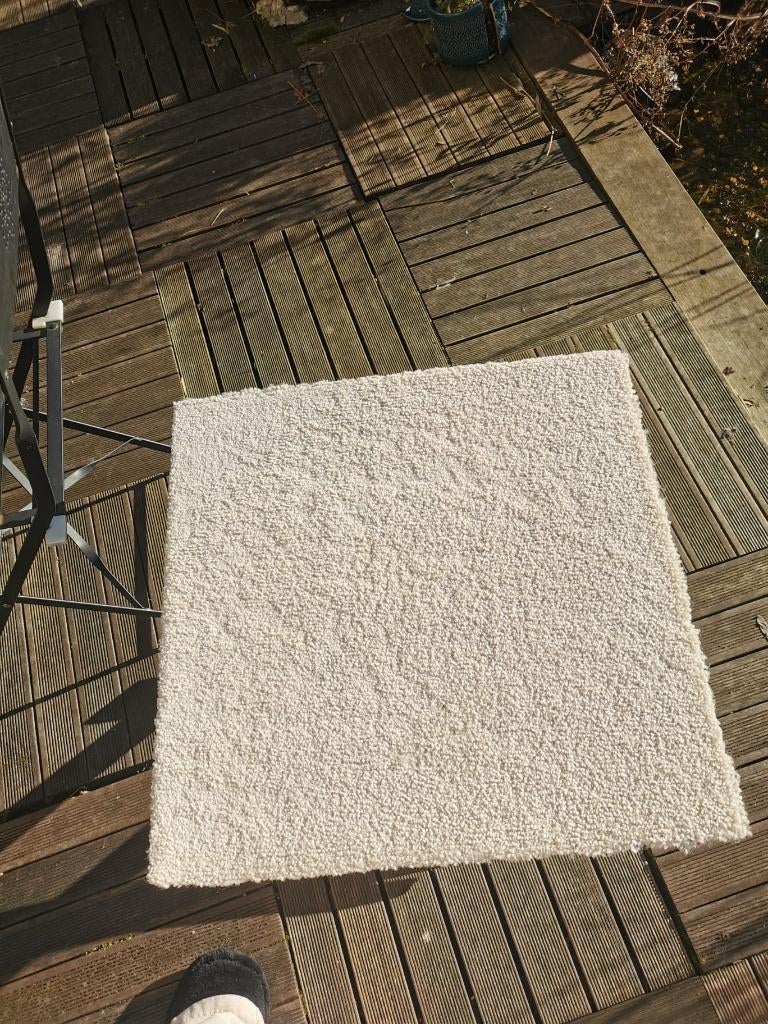 70 dalles de moquette crème - 19 m2 - NEUVES, Huis en Inrichting, Stoffering | Tapijten en Vloerkleden, Nieuw, 50 tot 100 cm, 50 tot 100 cm