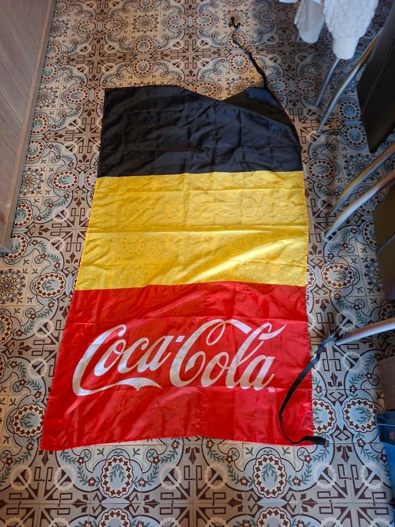 Belgische Coca-Cola supportersvlag, Ophalen of Verzenden, Zo goed als nieuw
